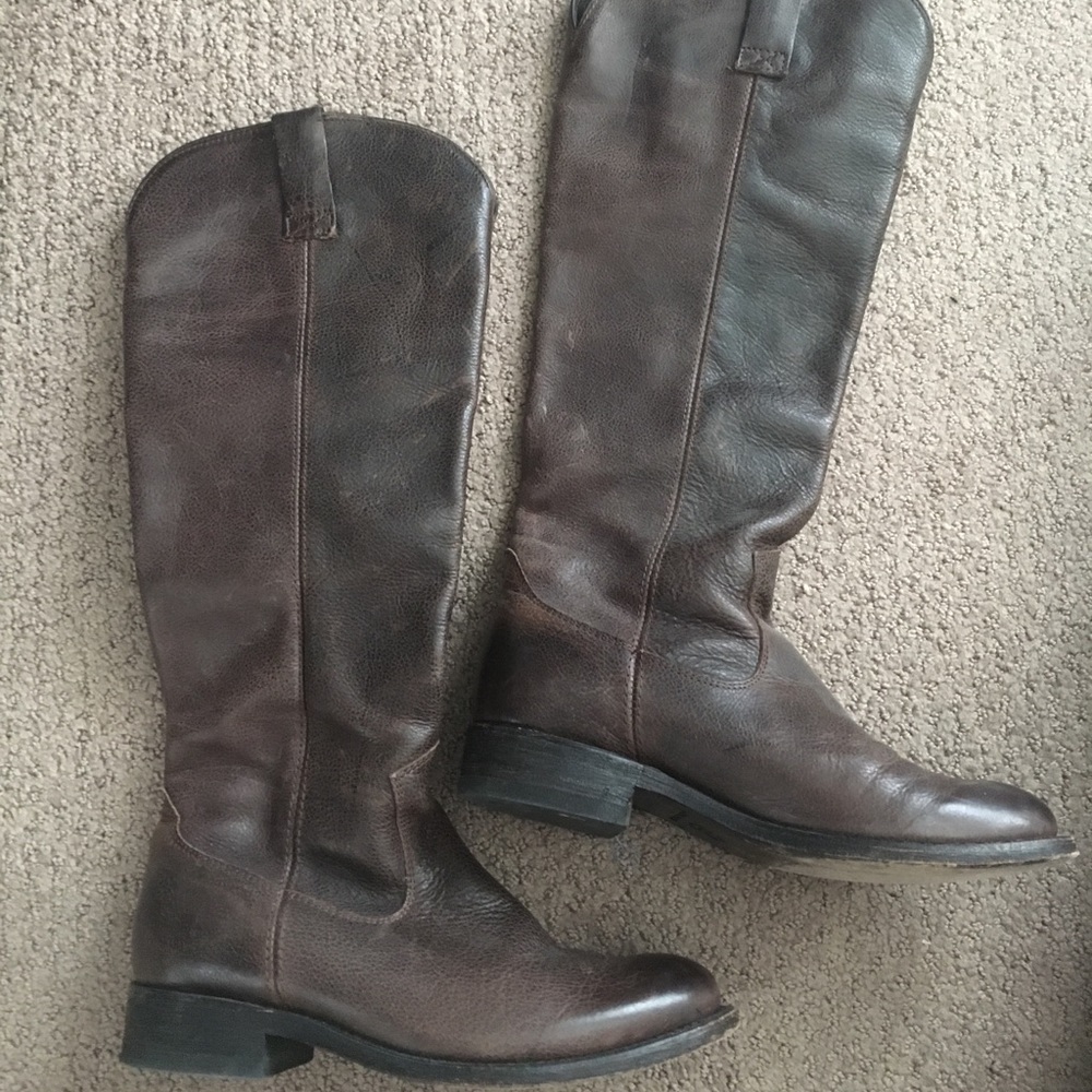 Dolce vita tall dark brown boots.